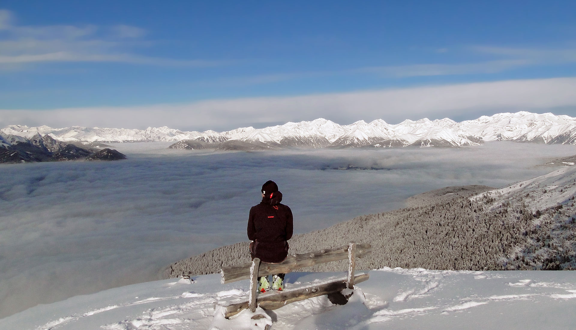 Winterpanorama Plose Zillertaler Alpen
